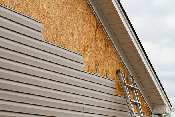 Professional Siding Contractor technician working in South Mountain, PA